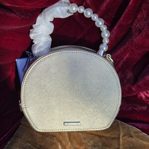 Draper James Zoe Crossbody in Antique Gold w/ Pearl Handle – NWT